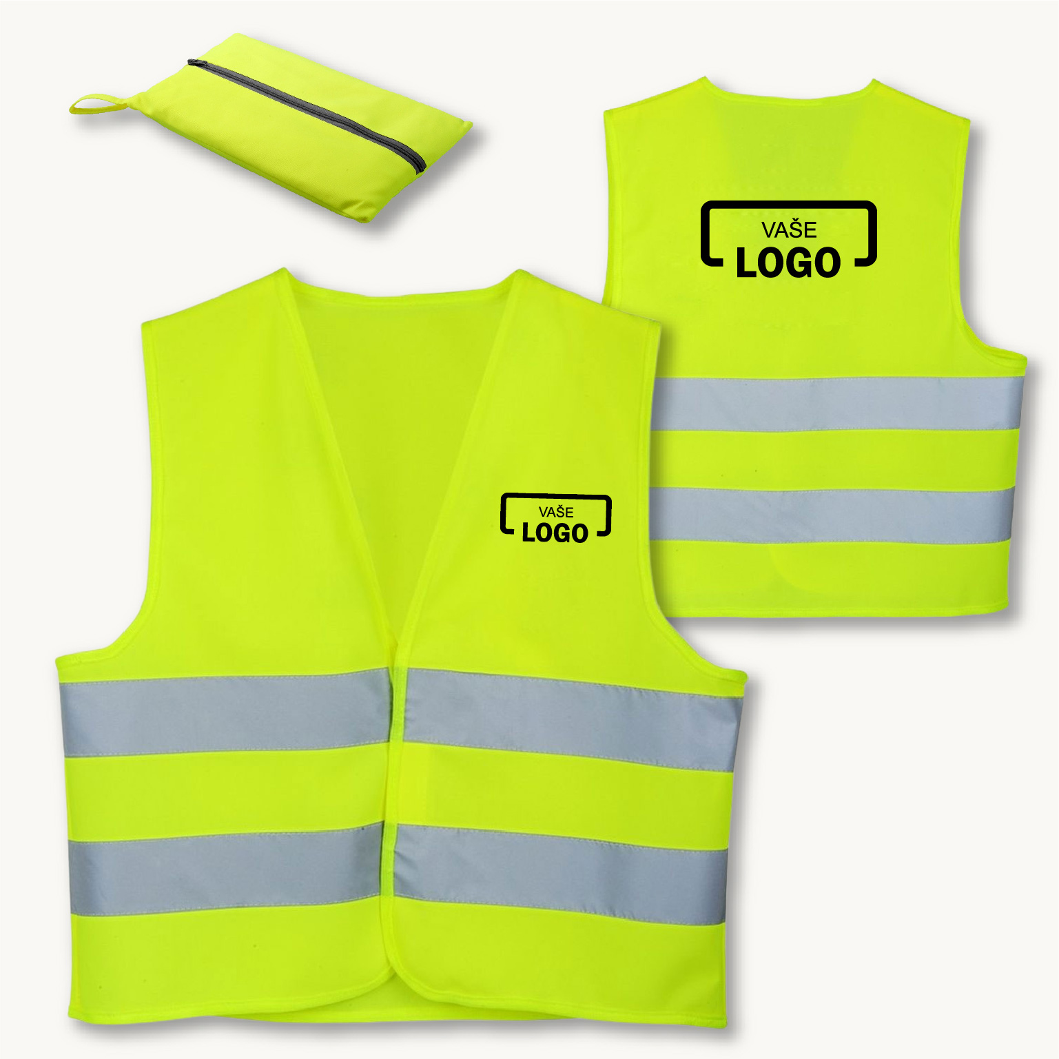 Reflexná vesta s púzdrom