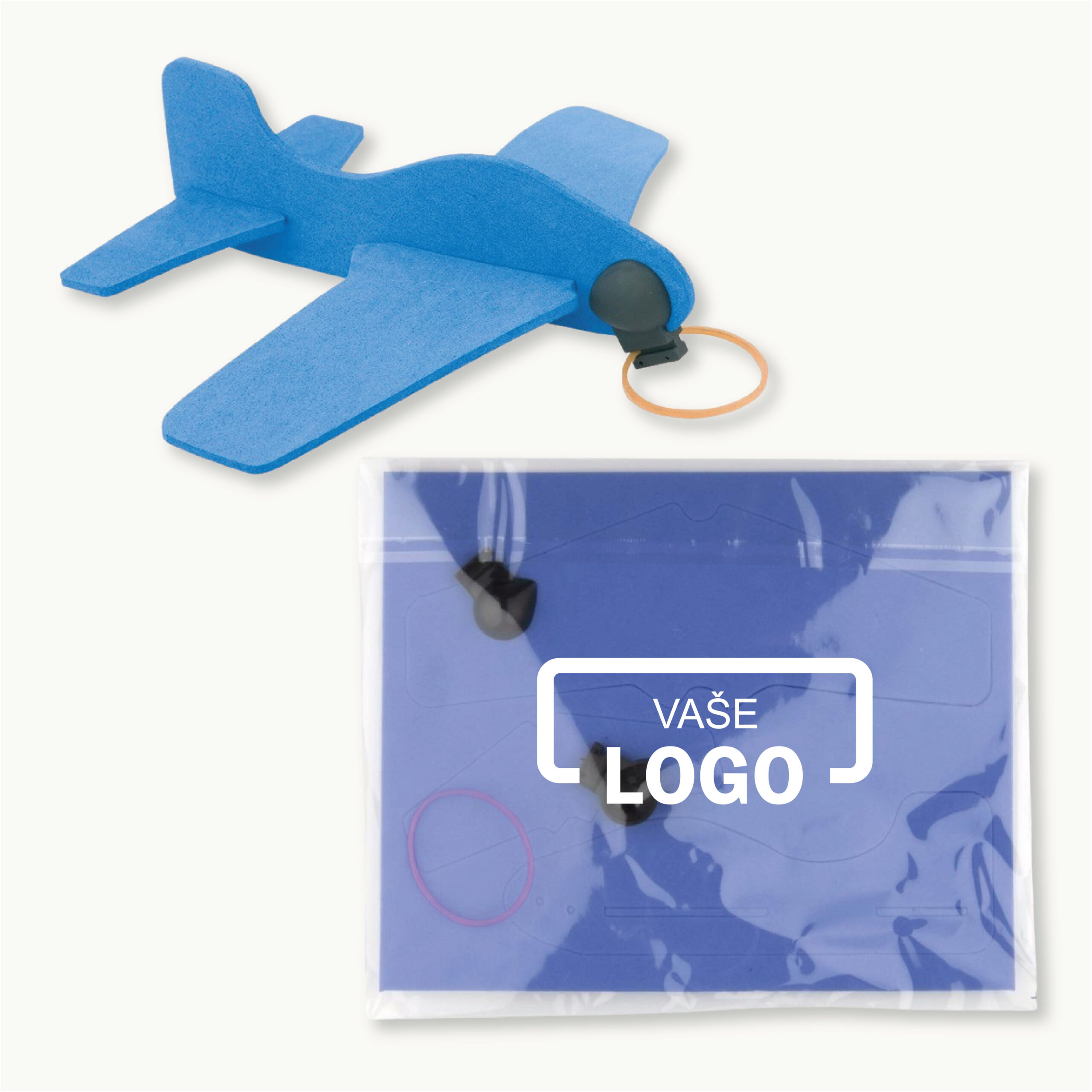 3D puzzle lietadlo obrázok 3