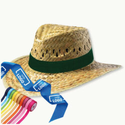 Slamený klobúk so stuhou