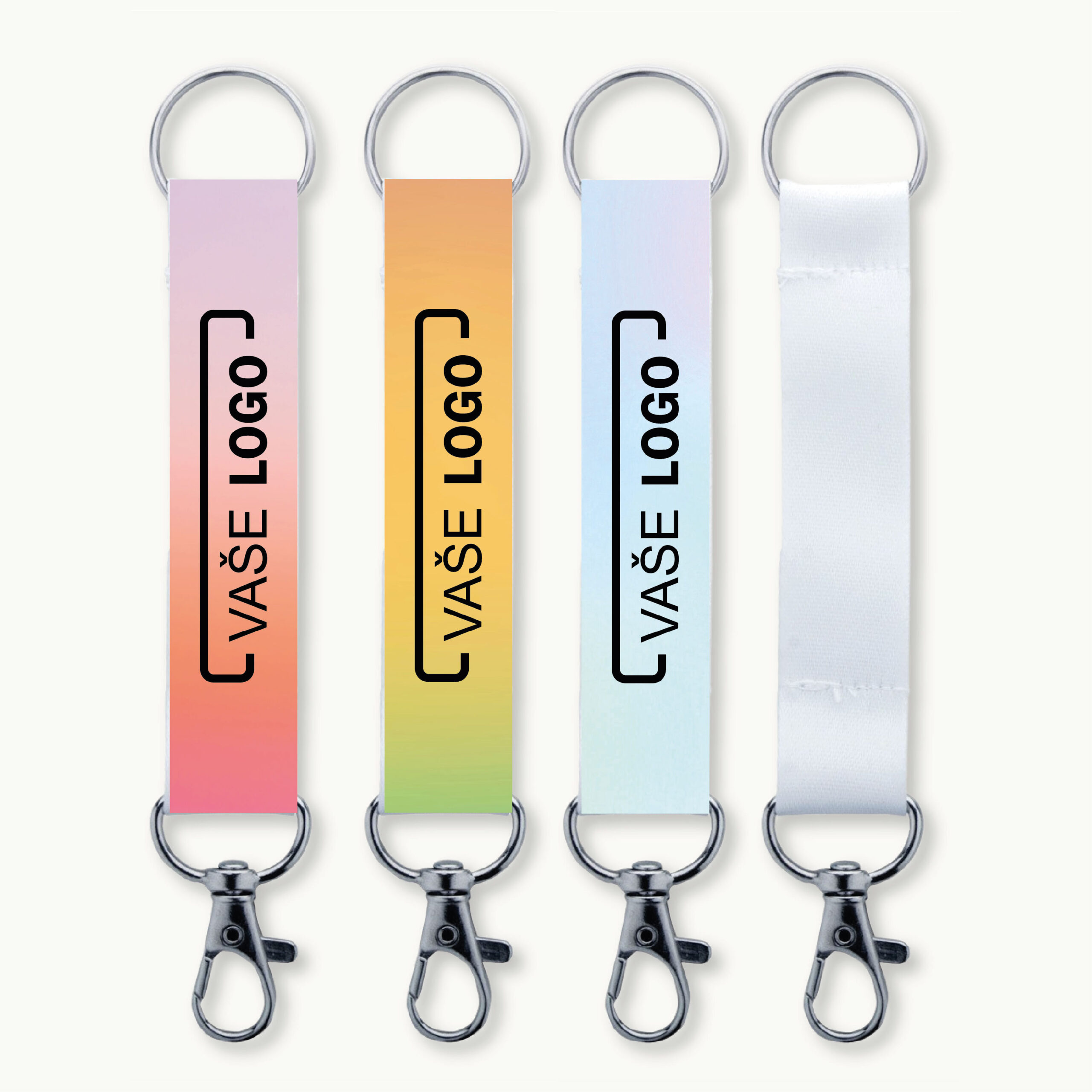 Textilná kľúčenka celopotlač