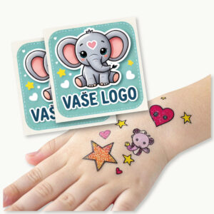 Tetovačky pro děti - vlastní potisk