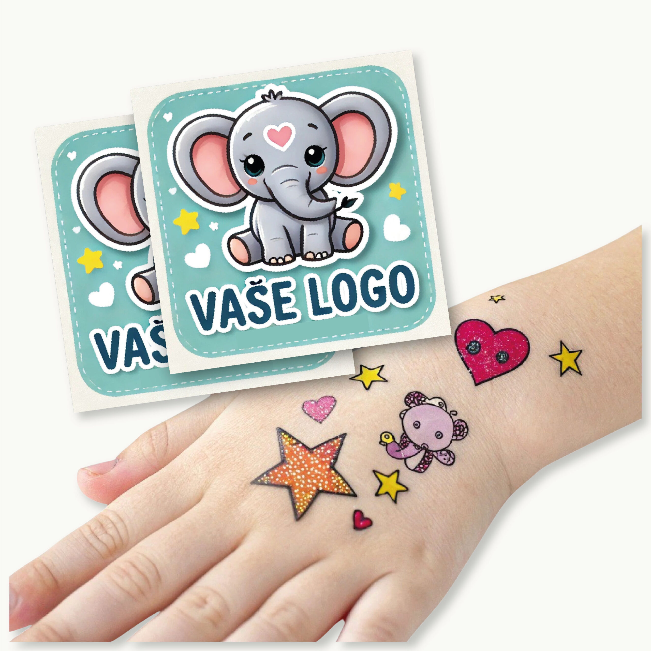 Tetovačky pre deti - vlastná potlač