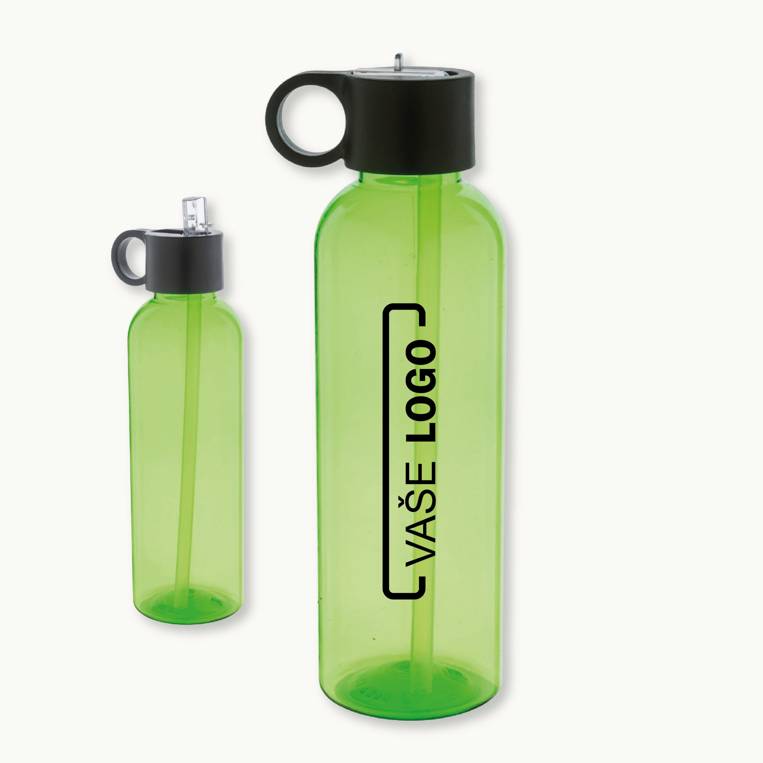 Sportovní láhev s brčkem