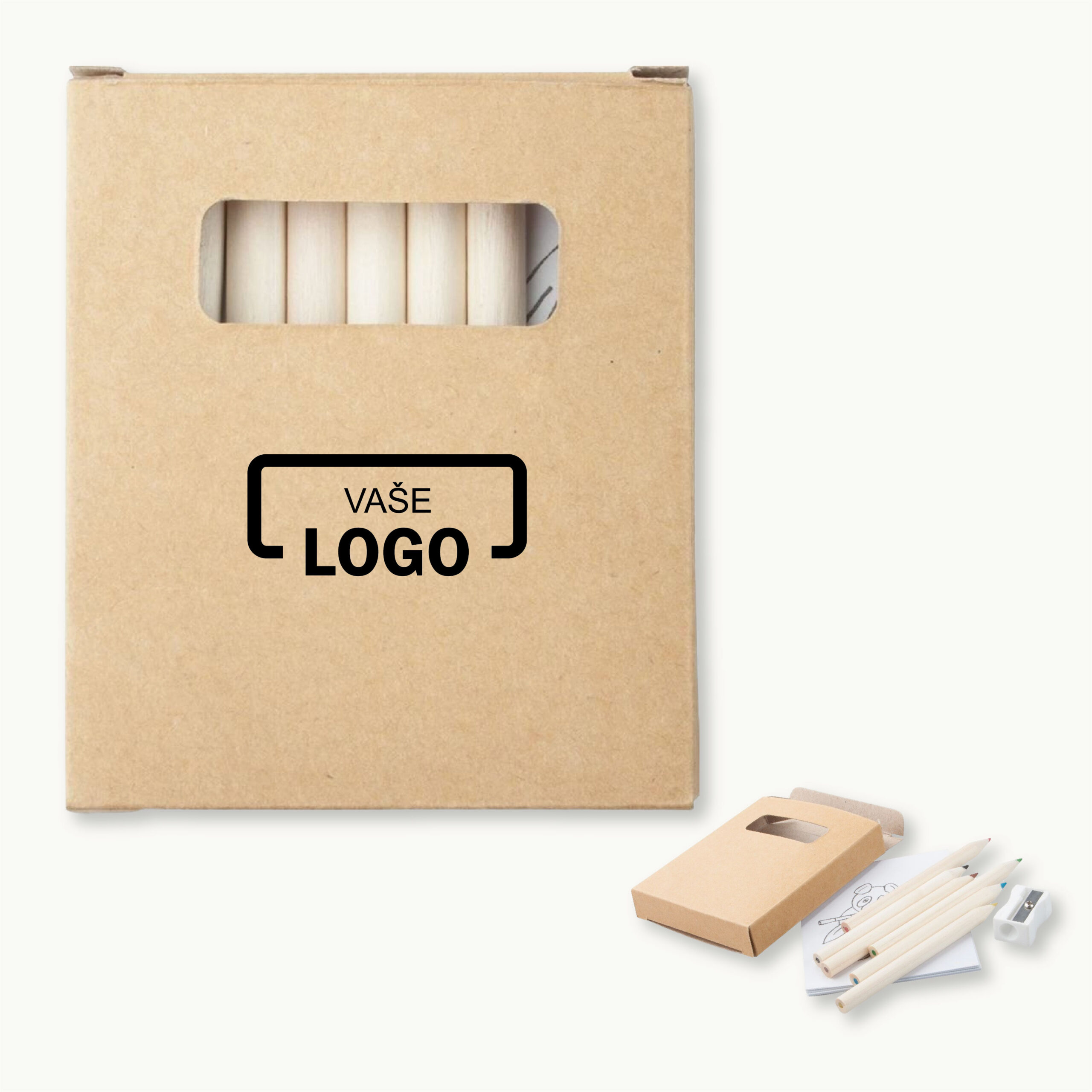 Sada pastelky a omaľovanky