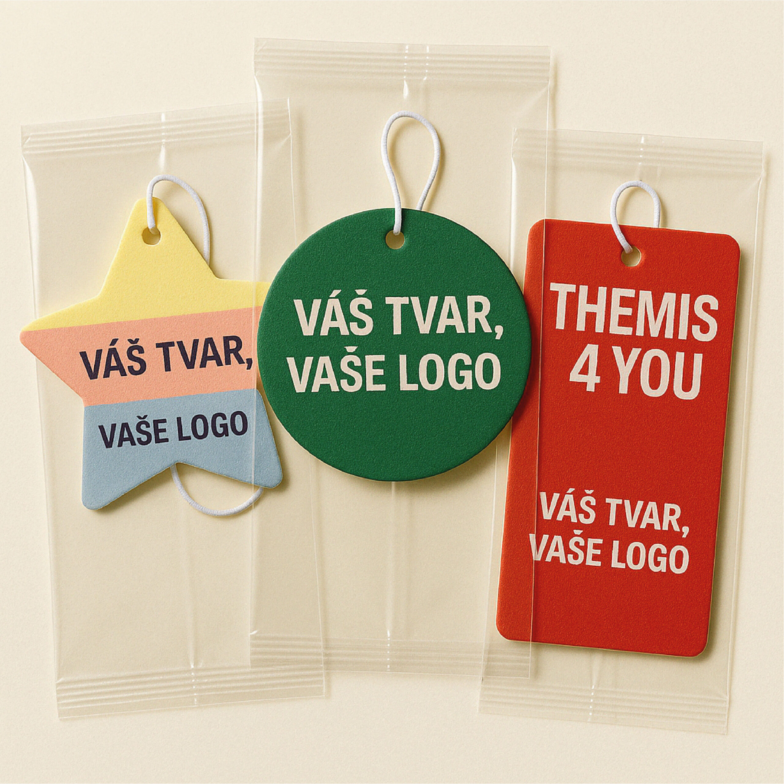 Vôňa do auta - tvar na mieru