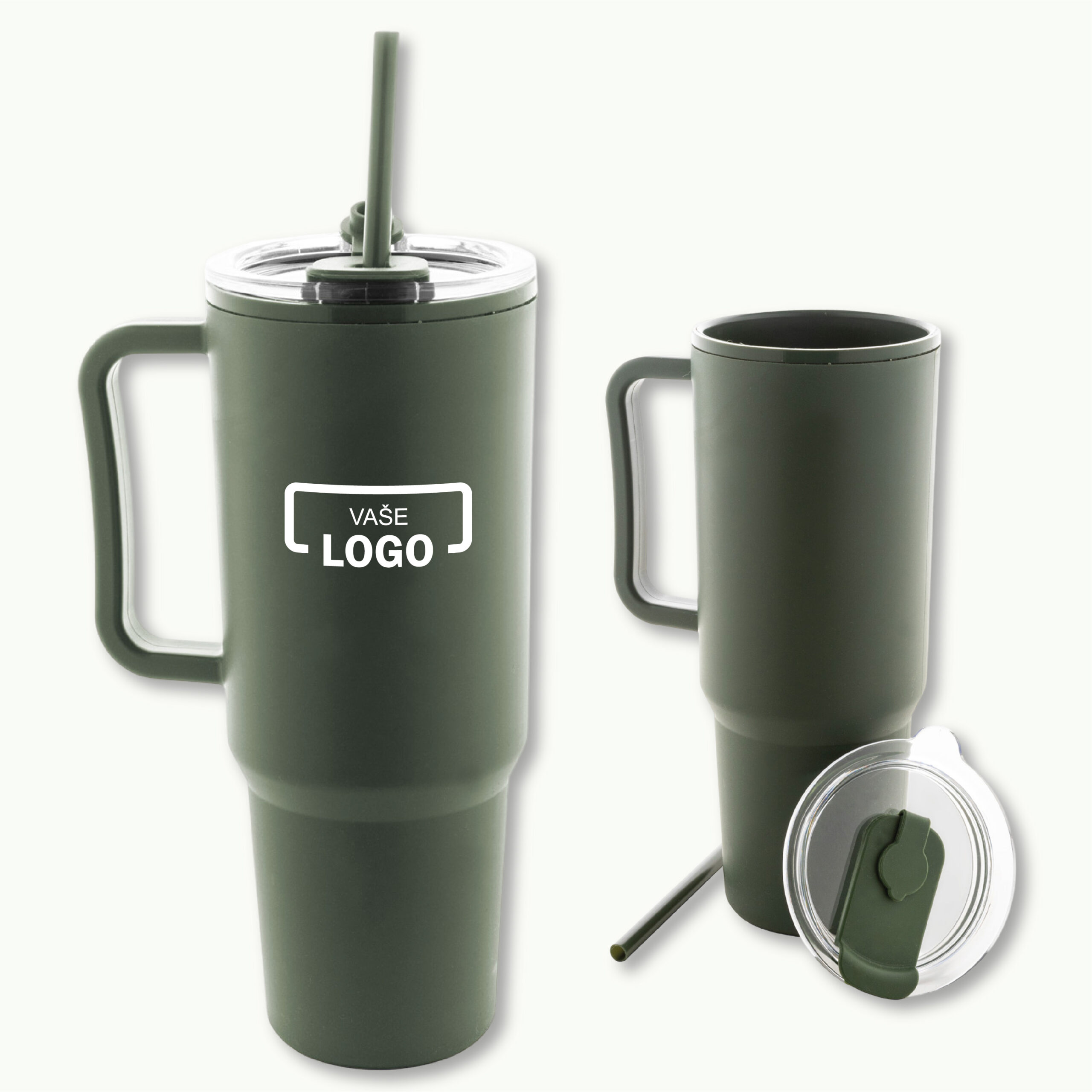 Termohrnčeky so slamkou 1100 ml