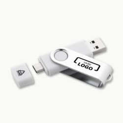 Rotačný USB kľúč + USB C obrázok 1