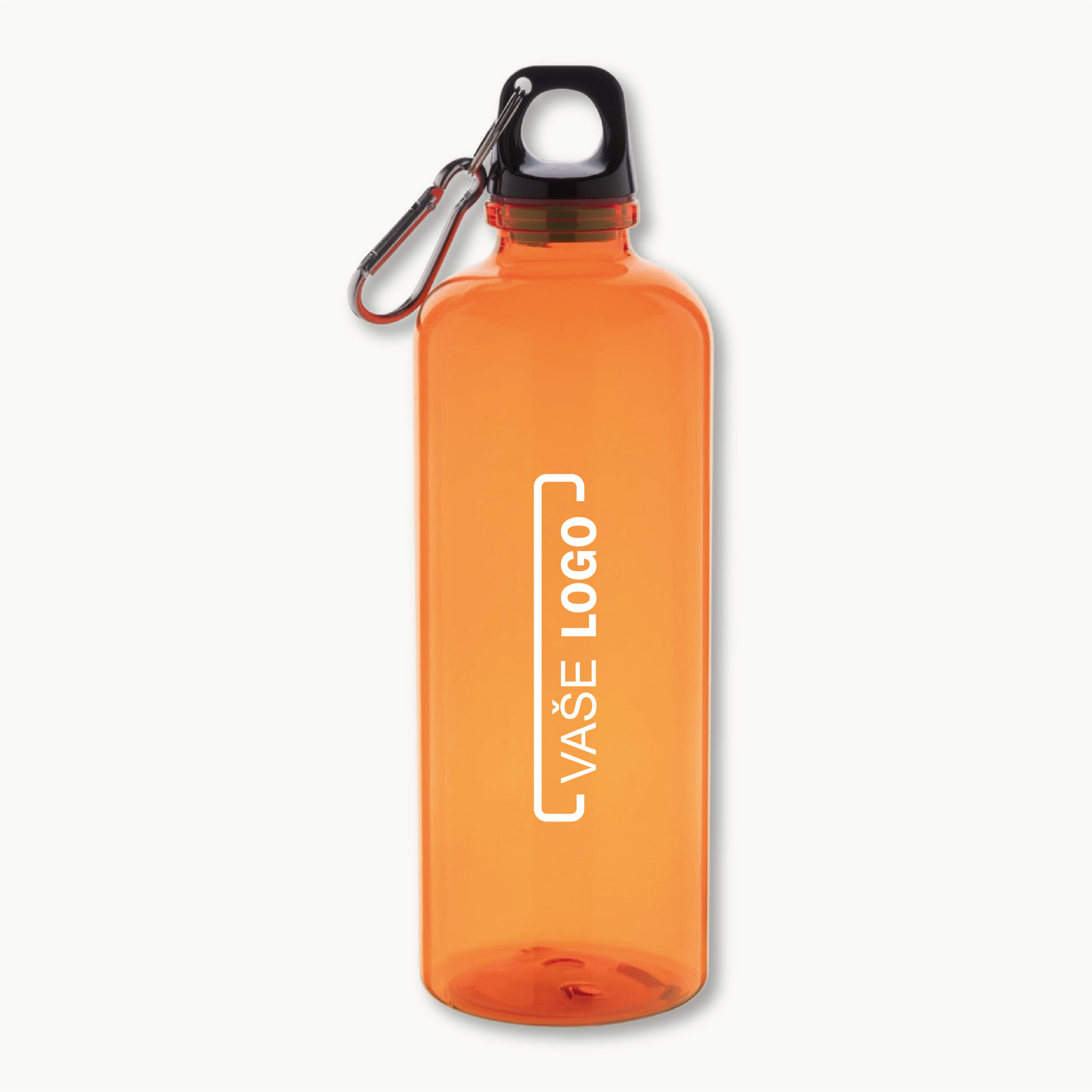 RPET fľaša s karabínou 600ml obrázok 3