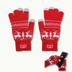 Vánoční rukavice na mobil