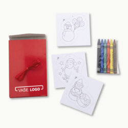 Vánoční ozdoby k vybarvení