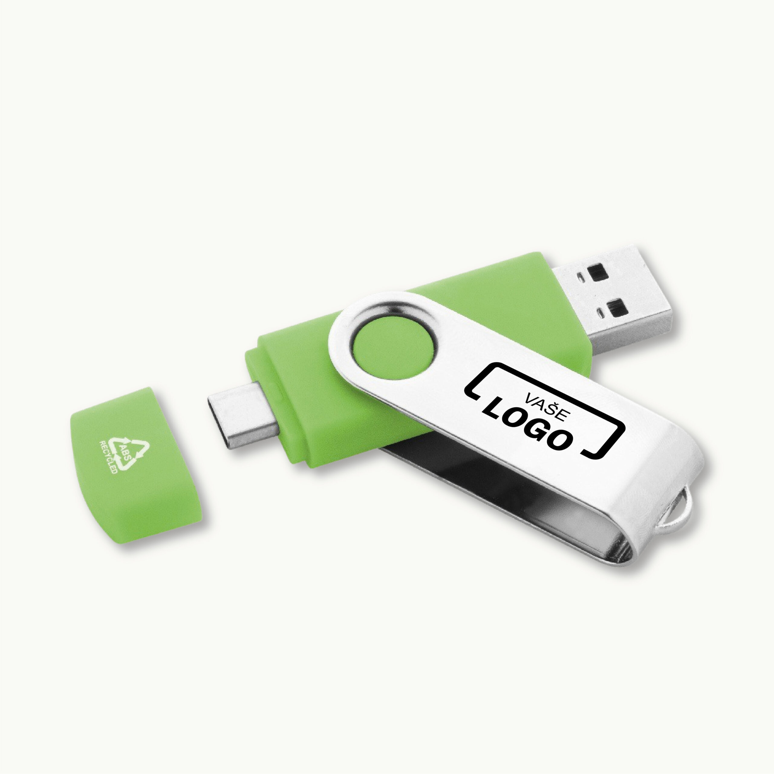 Rotačný USB kľúč + USB C obrázok 4