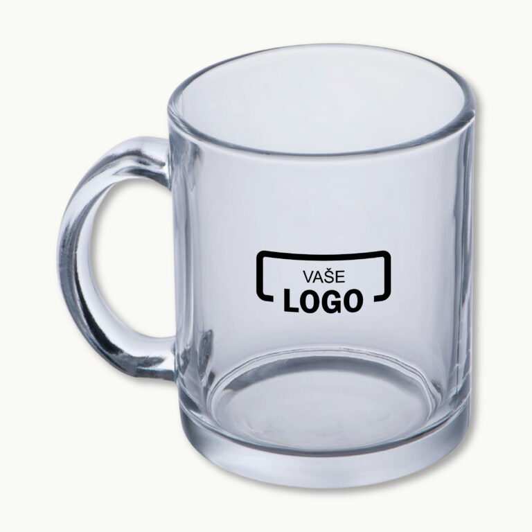 Skleněný hrnek na kávu 300 ml