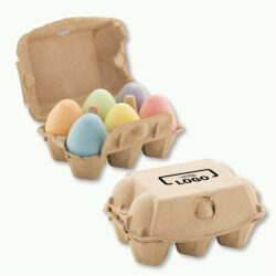 Sada 6 kriedových vajíčok