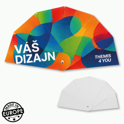 Papírový vějíř skládací Full-Print